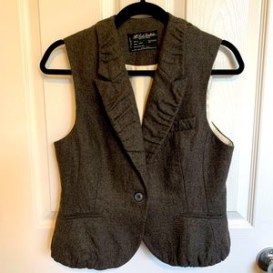 Women’s ALLSAINTS wool tweed vest UK 14